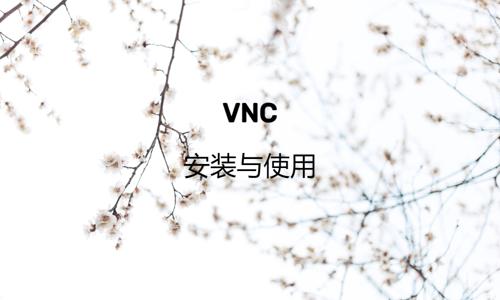 VNC 安装与使用