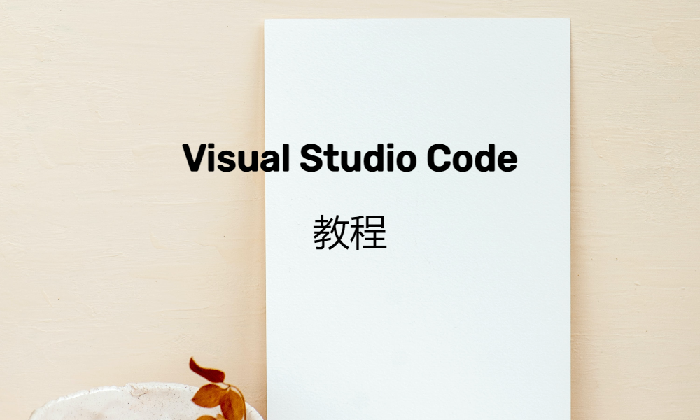 Visual Studio Code 教程