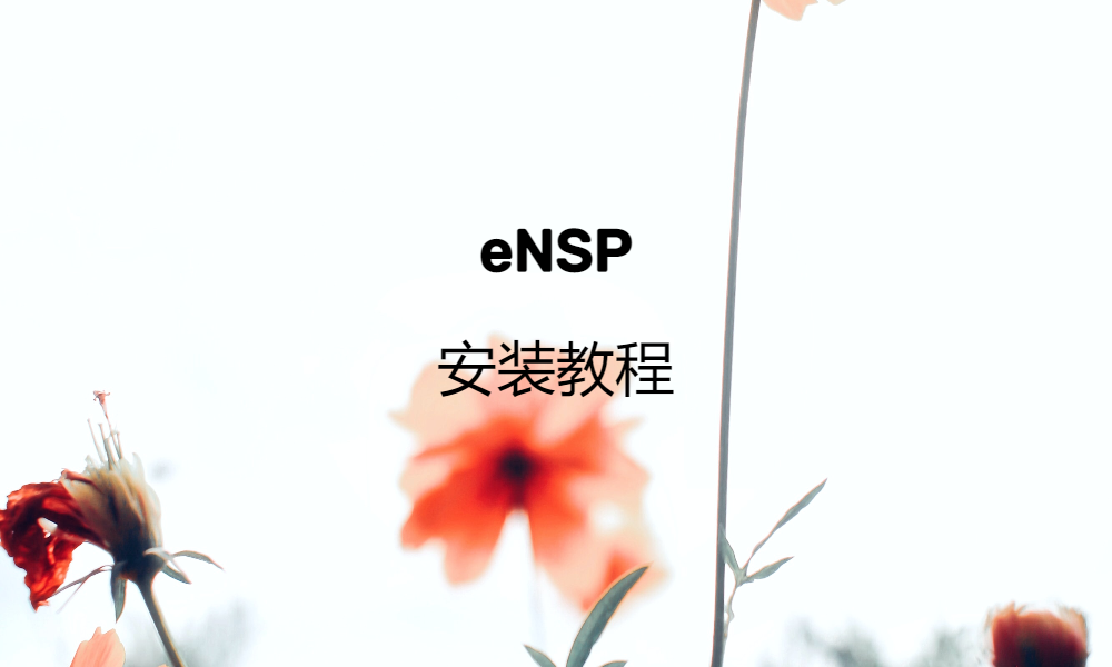 eNSP 安装教程
